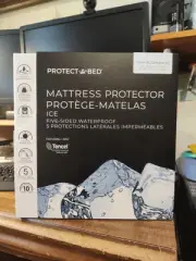 TWIN XL Protect-A-Bed Mattress Protector Ice - Five Sided Waterproof - Closeout