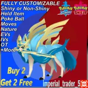 Pokémon Sword and Shield ✨ Shiny Zacian ✨ W/ Best 6IV Customizable