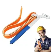 Lmyit Oil Filter Strap Wrench | Heavy Duty Strap Wrench Adjustable Handle Belt Wrench,Multi-Purpose Oil Filter Wrench Change Removal Tool for Water Filter