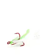 Mustad UltraPoint Feather Dressed Treble 2pk Replacement Hard Bait Treble Hook