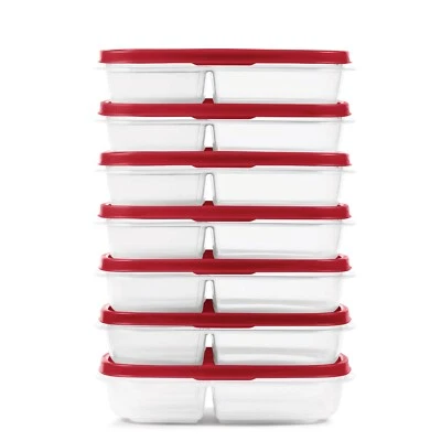 Rubbermaid Easy Find Lids Meal Prep Food Storage Containers, 14-Piece Set