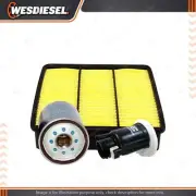 Wesfil Oil Air Fuel Filter Service Kit for Mitsubishi Pajero iO QA 1.6 2.0L 4Cyl (for: Mitsubishi)