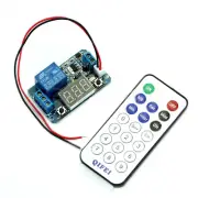 12V LED Digital Programmable Timer Relay Module + IR Remote Control System