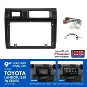 Aerpro 9" Multimedia Receiver Head Unit Kit to suit Toyota LandCruiser 70 Series 2010-2023 - AKTO29