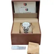 NEW $595 Coifman Silver Steel Bracelet SC0412 Handsome & Elegant!