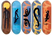 Chocolate x Geoff McFetridge Drips Full Art Series Set 5 Skateboard Decks