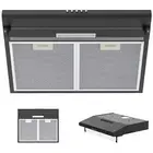 Yopower 600mm Range Hood 60cm Rangehood LED Light Stainless Steel Kitchen Canopy