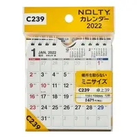 在飛比找誠品線上優惠-C239 NOLTYカレンダー卓上39 2022