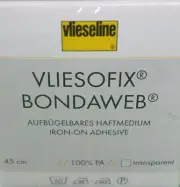 Vilene Vliesofix Bondaweb Double Sided Web Adhesive Paperback 45cm Per Metre