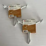 Lot of 2 New ClosetMaid 6713 Universal Shoe Support Bracket for Wire Shelving