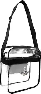 Littlearth NHL Unisex NHL Clear Carryall Crossbody Bag