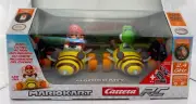 MarioKart Carrera RC Bumble Mario and Yoshi 2.4 GHz Remote Car Scale 1:18. New