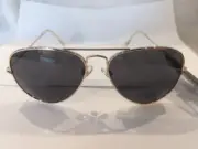Foster Grant Gold Aviator Polarized Sunglasses 100% UVA/UVB