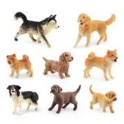 8PCS Dog Figurines, Realistic Dog Figures Toy Set, Puppy Figures