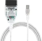 LZLRUN K+CAN K+DCAN Car Diagnostic Tool Cable OBD USB Interface for BMW R56 E87 E93 E70