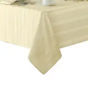 Elrene Denley Stripe Jacquard Oblong Tablecloth, 60 x 102
