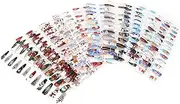 Artificial Nails, 288Pcs Christmas Fake Nails Artificial Ballerina Square Oval Press on Fake Fingernails for Nail Art DIY