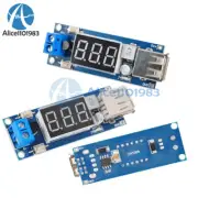 2PCS DC 4.5-40V To 5V 2A USB Charger DC-DC Step-down Converter Voltmeter Module
