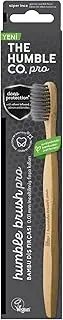 Humble Co. Pro Bamboo Antibacterial Toothbrush, Silver
