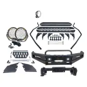 Safari Shield U Loop Bumper Bullbar Light Side Steps for Toyota Hilux Vigo 12-15