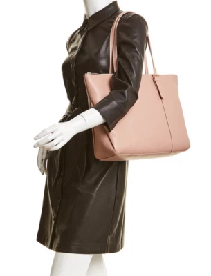 NWT FURLA FLORENCE LEATHER FLORENCE TOTE MOONSTONE