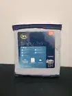 Serta Simply Clean 2 piece Duvet Set Twin/Twin TXL Grey New