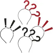 [Totority] Unique Punctuation Headwear Question Mark Hair Band Adaptable Design for Hair for Party Photo Booth Events