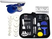 [OZOFFER] 404Pcs WATCH REPAIR KIT Back Case Pin Link Spring Strap Remover Opener Tool Set Complete Watchmaker Tool Set for Watch Band & Battery Replacement