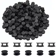 meexzoom 200 PCS Shoe Charms Back Upgrade Design - Buckle Plastic Button - Wristband Custom Charm Backs - The Perfect Charms Accessories for DIY Clogs Shoes Project