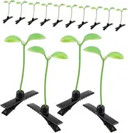 KAILIKETIY 70 Pcs Bean Sprout Hair Clips for Unique Easy to Use Hairpins for All Hairstyles Event Adorable Grass Design Versatile Hair Accessories