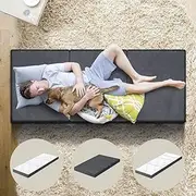 STARRY EUCALYPT Folding Mattress 10cm Tri-fold Sofa Lounge Mat Pad Portable 190cm x 79cm x 10cm Single Mattress Floor Bed for Home Office Camping and Travel Use