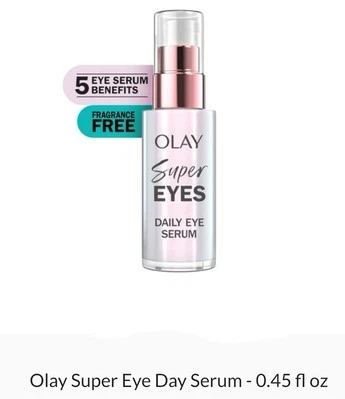Olay Super Eyes Daily Eye Serum Gragance Free 13.5ml