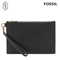 在飛比找momo購物網優惠-【FOSSIL 官方旗艦館】Wristlet 真皮手拿包-黑