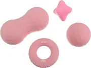 Ipetboom 4pcs Yoga Massage Ball for Relaxation Pink Fitness Massage Balls for Relief Circulation for Yoga