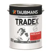Taubmans Gloss Oil Based White Tradex Enamel Paint - 10L