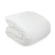 Jason Waffle Comforter (White) - Queen
