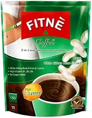 Fitne White Kidney Bean Extract Formula Instant Coffee Powder 150 g