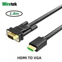 在飛比找蝦皮購物優惠-Hdmi 轉 VGA 電纜 1.8 米線