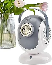 Bubble Machine | Automatic Rotating Bubble Blower with LED Light | Rechargeable Búbble Maker Toy | Foam Toys, Kids Outdoor Toys for Travel