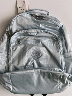 Kipling Seoul laptop Large Backpack Glacier blue School 15”