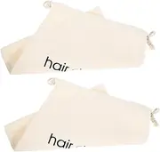 Pack Travel Hair Dryer Bag Large Capacity Canvas Organizer Storage Drawstring for Hotel Home Stylist