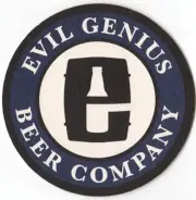 Evil Genius Beer Co Beer Coaster West Grove Pa