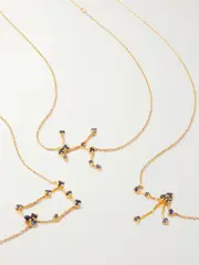 [Pacharee] Pacharee - Star Child Gold-plated Sapphire Necklace - Scorpio Scorpio Gold
