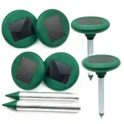 6PCS Multi Pulse Plus SNAKE REPELLER & Pest Rodent Repellent Ultrasonic Solar