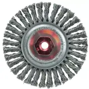 Mini Roughneck 4" Stringer Bead Wire Wheel by Weiler (MADE IN THE USA) 13126