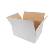 100x Mailing Box 230 x 180 x 130mm Medium Regular White Shipping Carton B43