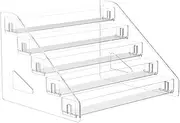 Makeup Organisers Skincare Organiser Detachable Acrylic Cosmetic Storage Jewelry Display Boxes, Clear Drawer Organizers Case for Vanity Bathroom