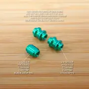 Benchmade 535 BUGOUT 3pc Titanium Spacer & Blade Stop Pin Set Anodized GREEN