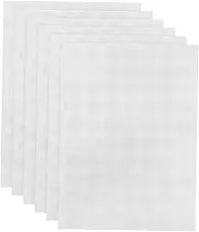 Parliky 6 Sheets of Round Acrylic Adhesive Pads Double Sided Removable for Cup Decor Wall Art