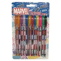 在飛比找樂天市場購物網優惠-大賀屋 日貨 MARVEL 原子筆 12色 鋼筆 中性筆 筆